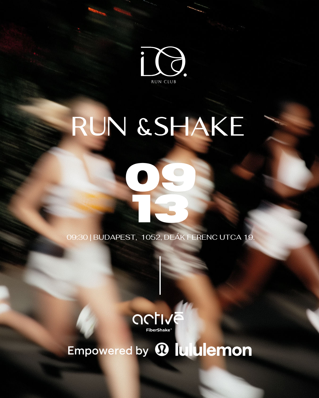 Run & Shake empowered by lululemon x activé FiberShake®