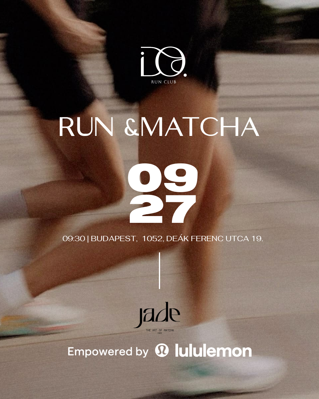 Run & Matcha empowered by lululemon x Jade Matcha